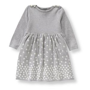 Janie and Jack baby girl knit dress- size 12-18M